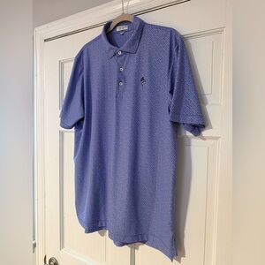Peter Millar Periwinkle Polo Shirt Saratoga National Golf Club